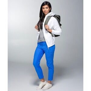 Lululemon Street To Studio Pant II Sapphire Blue Joggers W5H64S Siz 4
